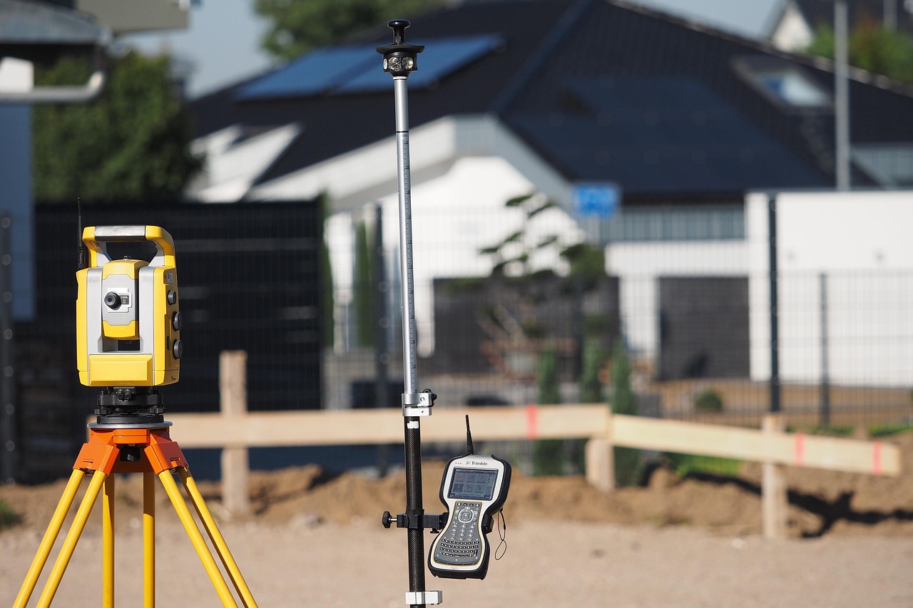 surveying services using total station and GNSS equipment